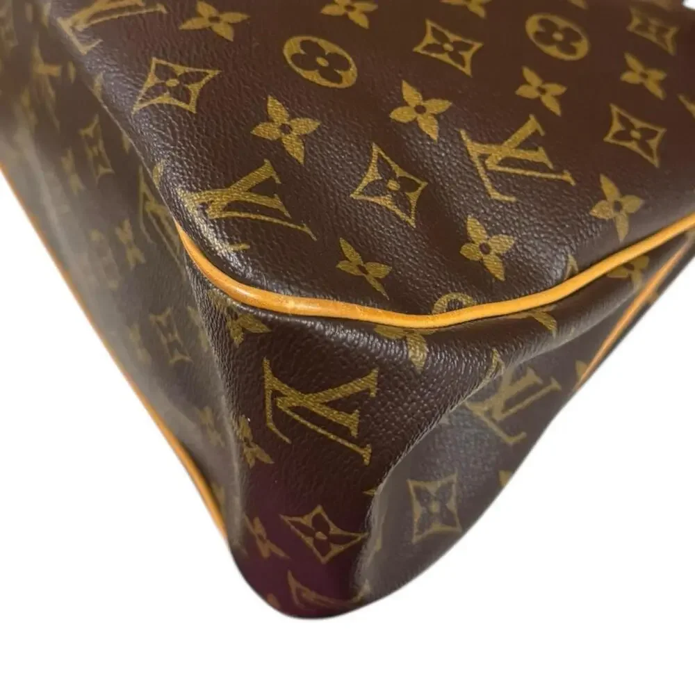 LOUIS VUITTON Brown Monogram Canvas Shoulder Bag